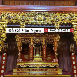 Cửa Võng Song Long Chầu Nguyệt CV16